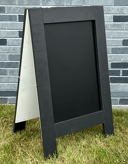 Sandwich Board - Dark Kettle Black