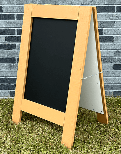 Sandwich Board - Leather Satchel